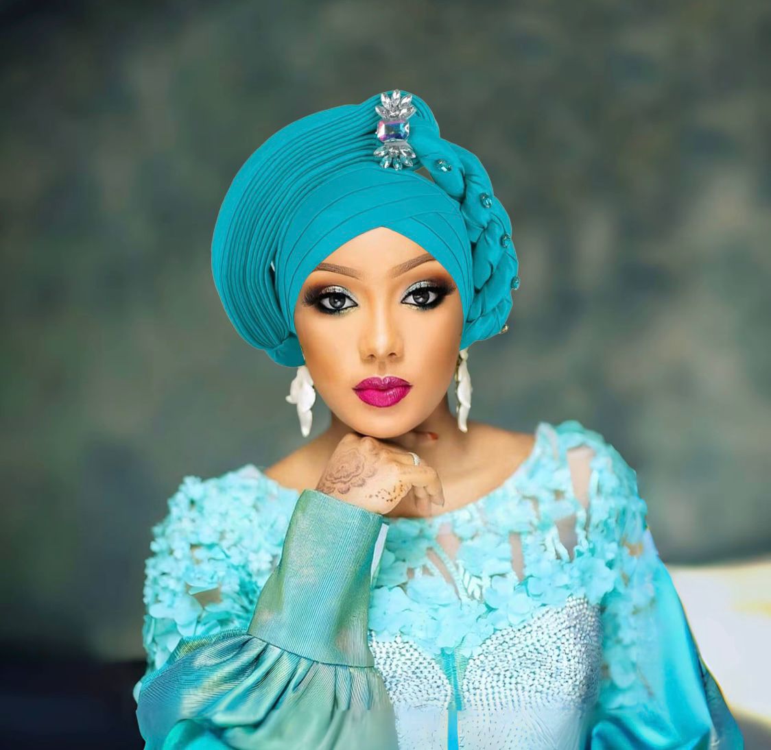 Turban africain cérémonial